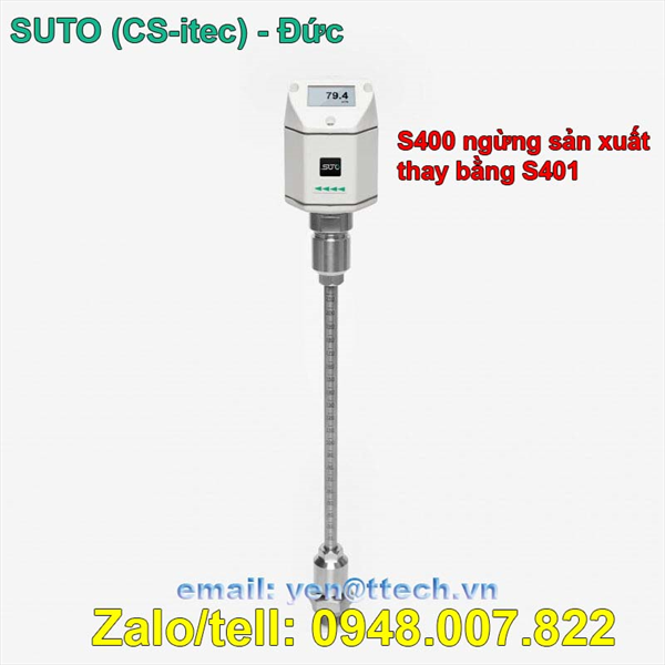 S 400 FLOW/CONSUMPTION SENSOR (INSERTION TYPE)